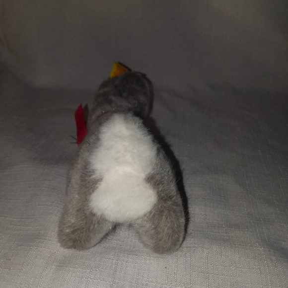 Vintage Steiff Manni Hase Bunny Rabbit 1503 15 Grey 1984-1987 IDS West Germany - Picture 7 of 15